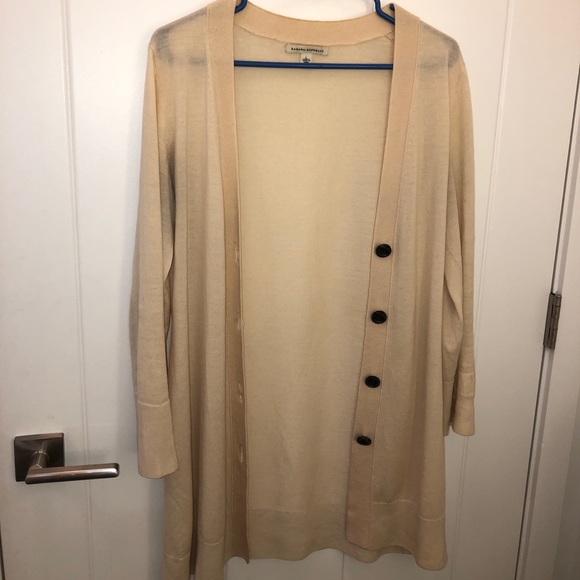 Light yellow banana republic cardigan - Picture 1 of 8